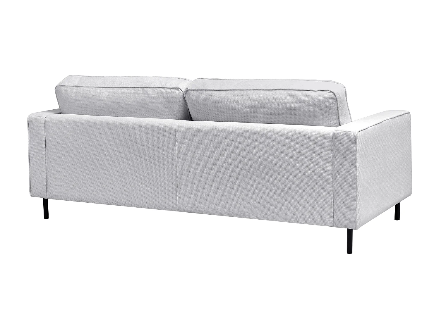 Canapé 3 places SAVALEN Tissu Gris clair