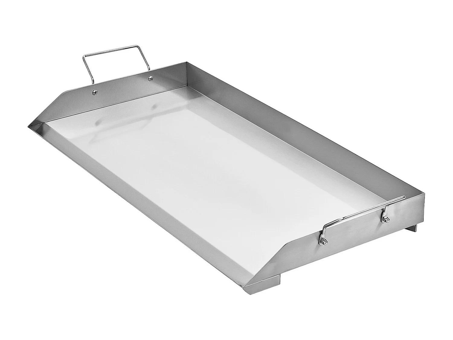 Plaque de Gril, SucceBuy Plaque de Cuisson en Acier Inoxydable pour Barbecue 809 x 370 mm