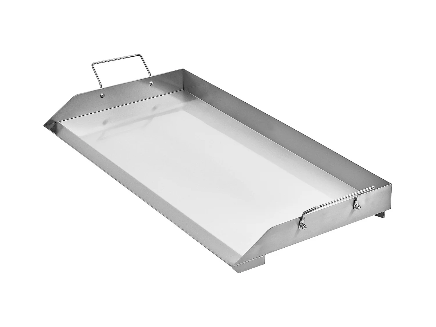 Grillplaat, SucceBuy RVS BBQ Bakplaat 809 x 370 mm