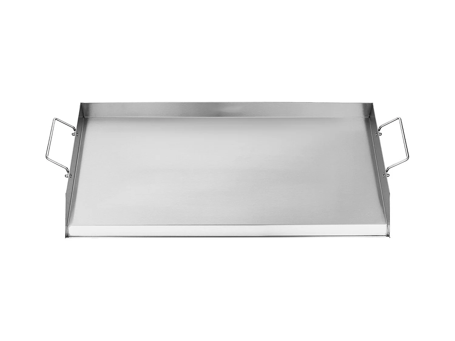 Grillplaat, SucceBuy RVS BBQ Bakplaat 809 x 370 mm