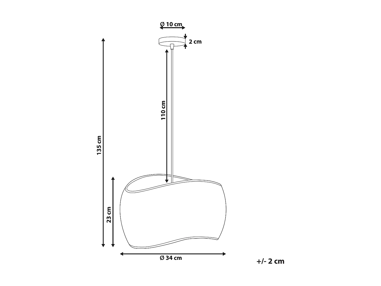 Lampe suspension COAMO Rotin Naturel