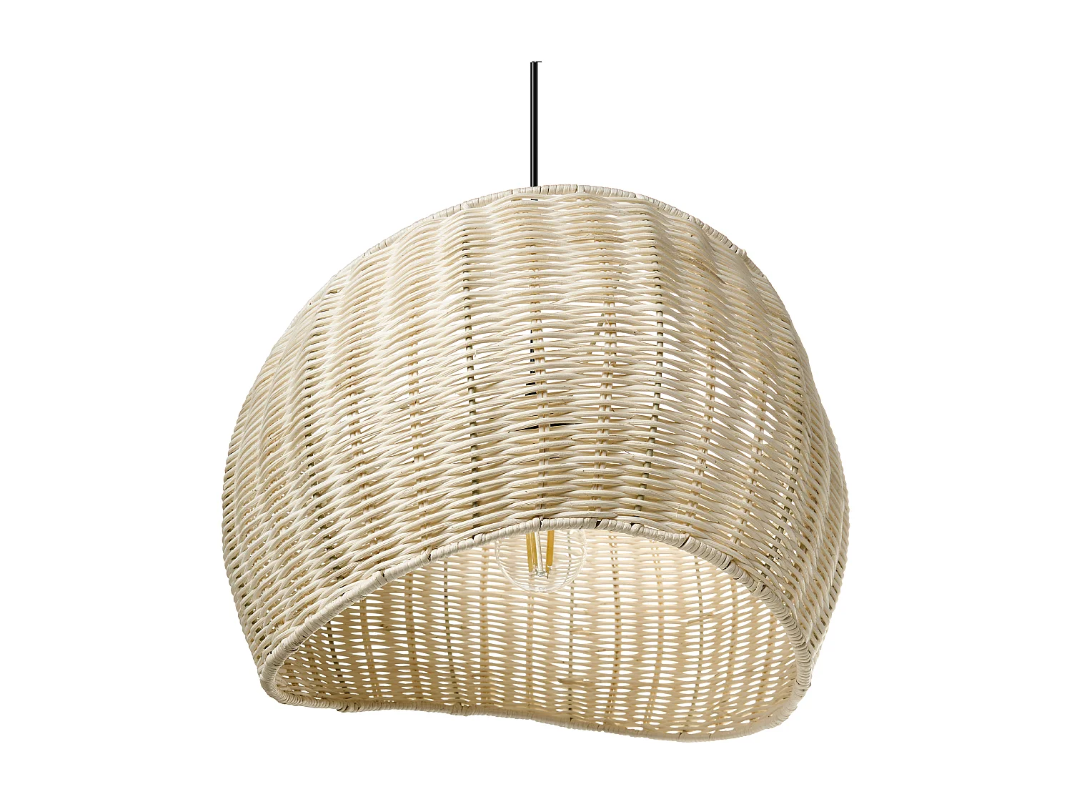 Lampe suspension COAMO Rotin Naturel