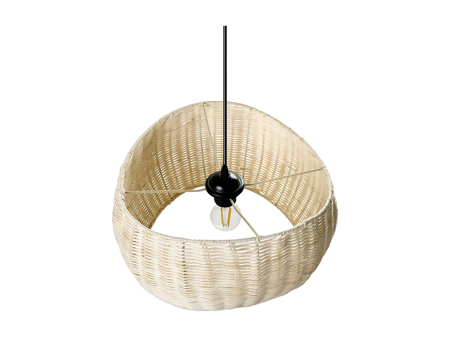 Lampe suspension COAMO Rotin Naturel