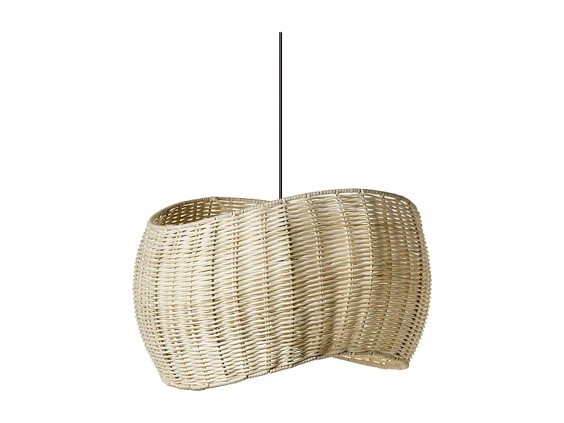 Lampe suspension COAMO Rotin Naturel