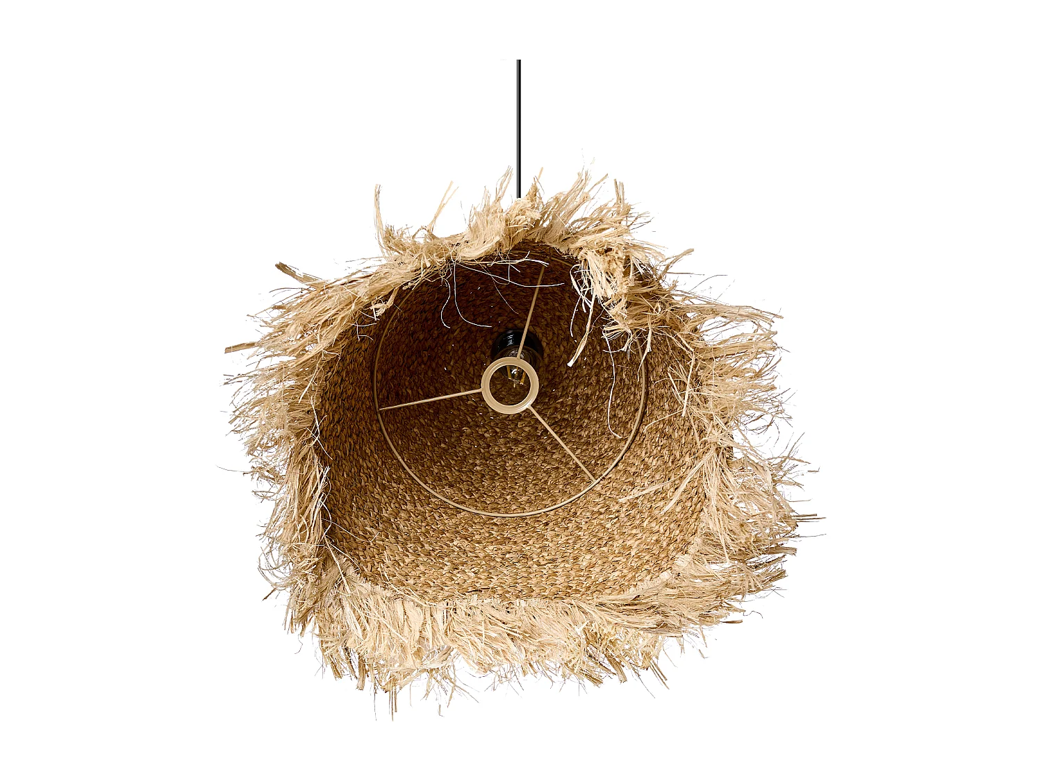Lampe suspension ARYS Fibre de jacinthe d'eau Naturel