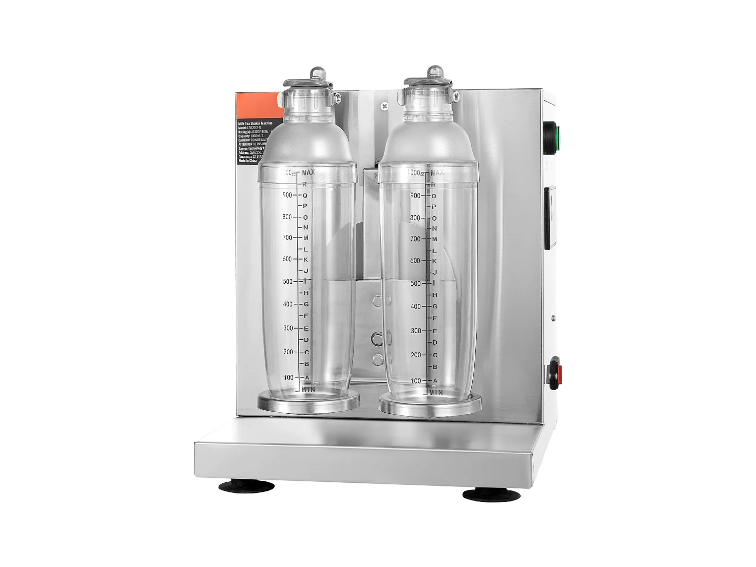 Machine à Milkshakes Électrique SucceBuy, 120 W, en Acier Inoxydable pour Usage Commercial