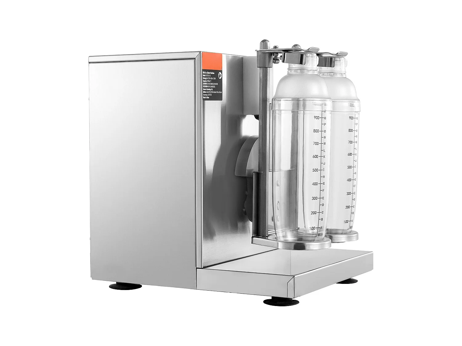 Machine à Milkshakes Électrique SucceBuy, 120 W, en Acier Inoxydable pour Usage Commercial