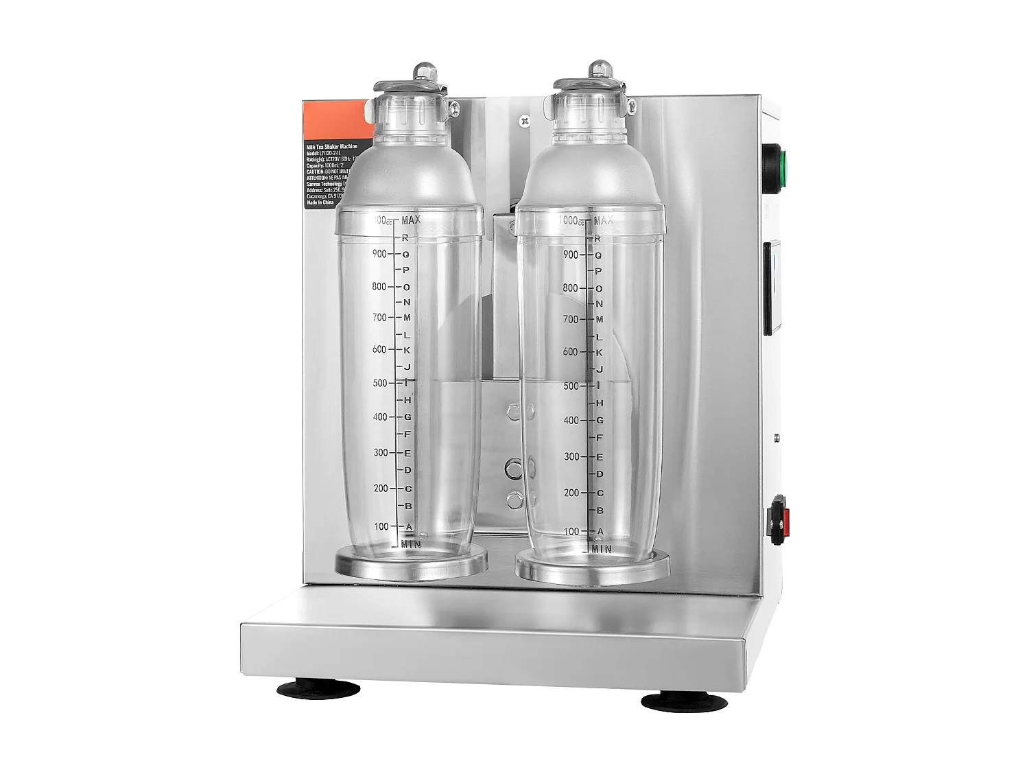 Machine à Milkshakes Électrique SucceBuy, 120 W, en Acier Inoxydable pour Usage Commercial