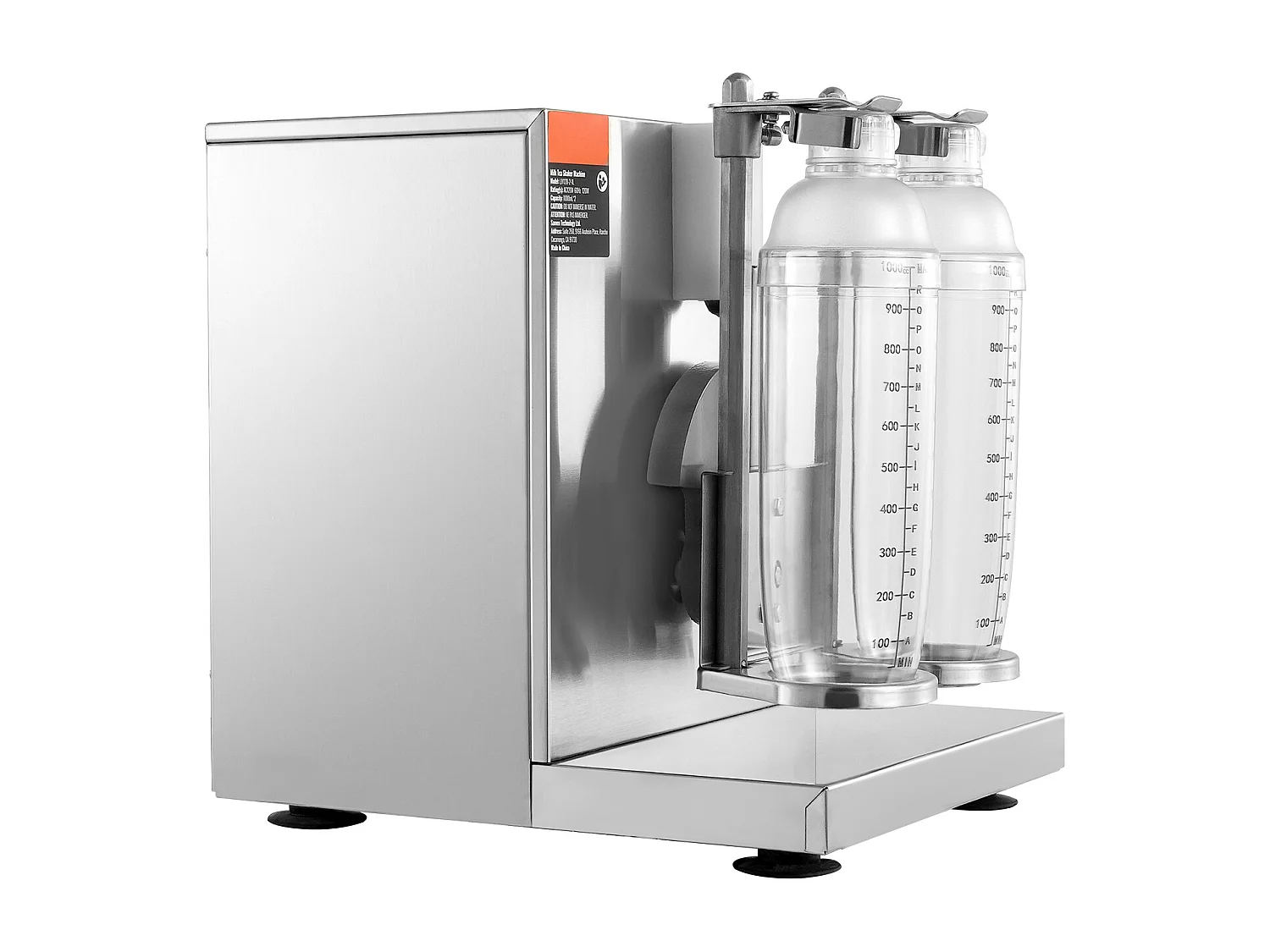 Machine à Milkshakes Électrique SucceBuy, 120 W, en Acier Inoxydable pour Usage Commercial