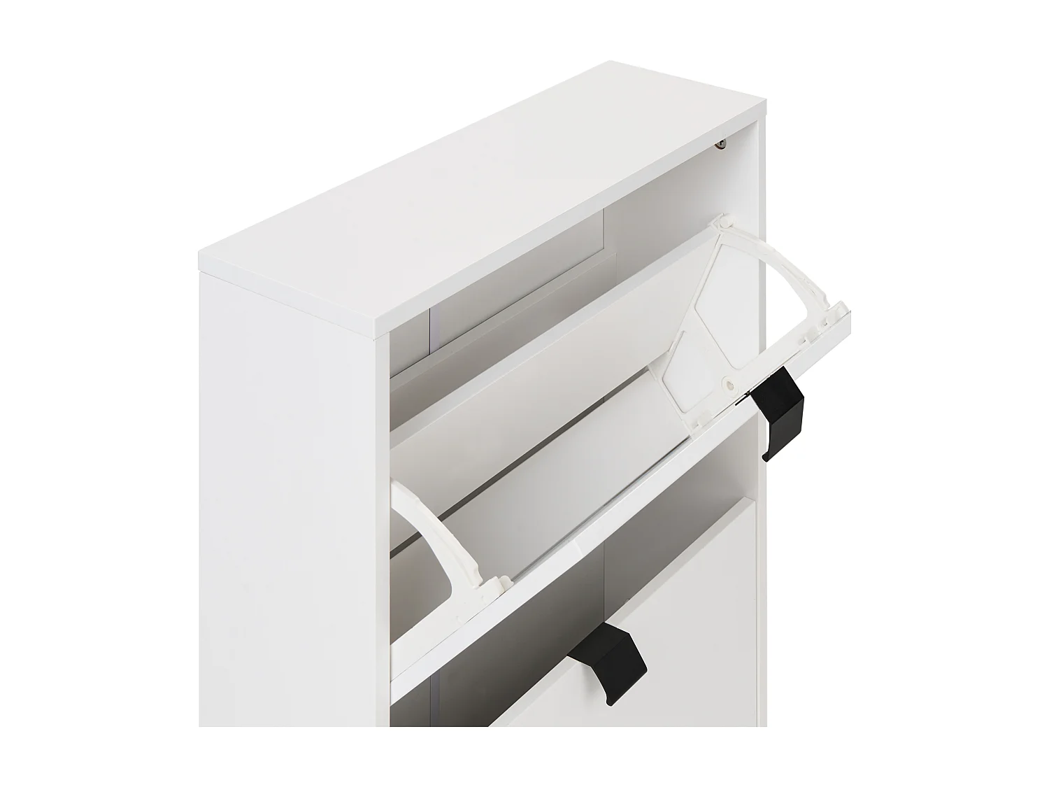 Shoe Storage Cabinet HOBART White