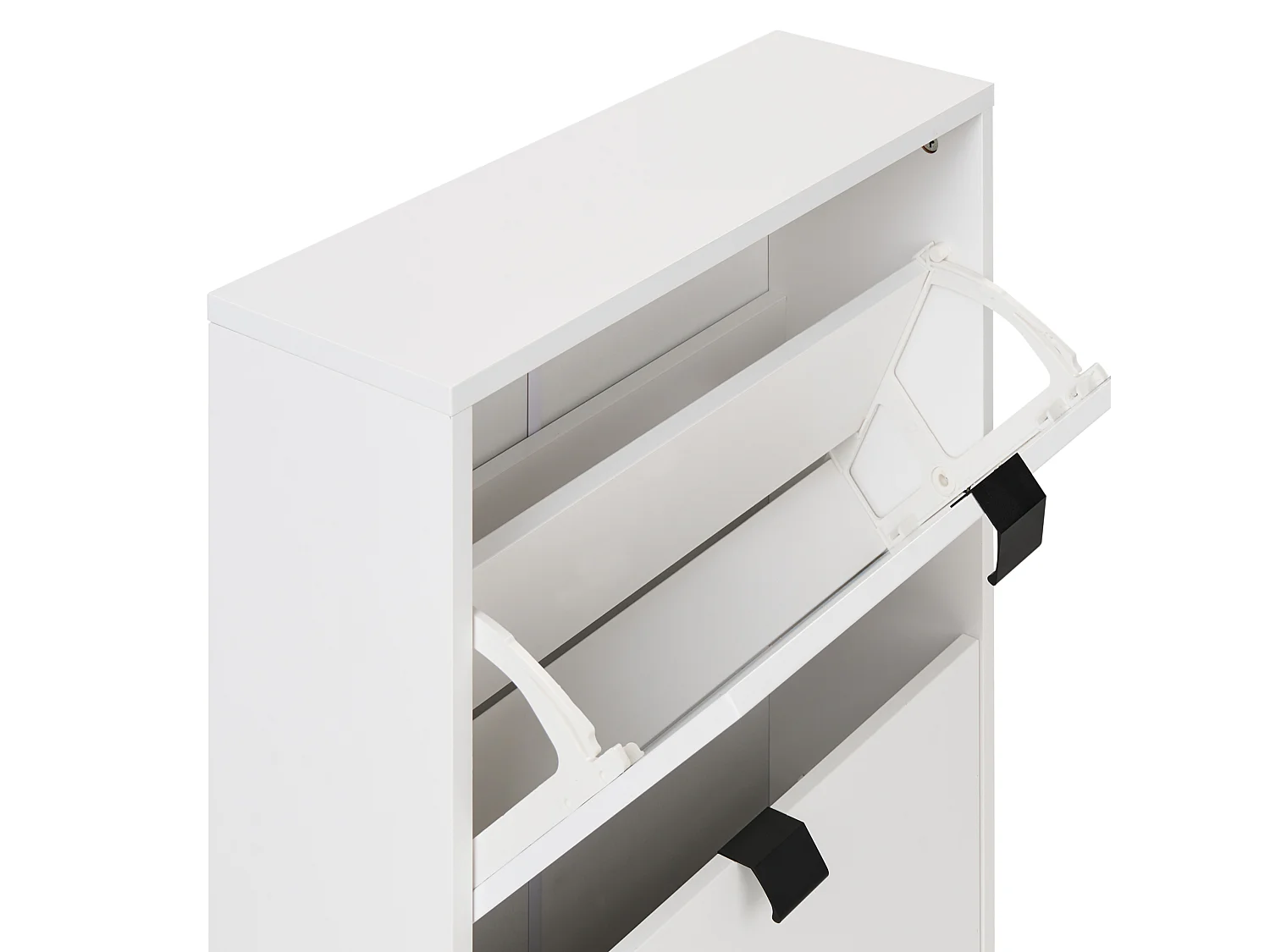 Shoe Storage Cabinet HOBART White