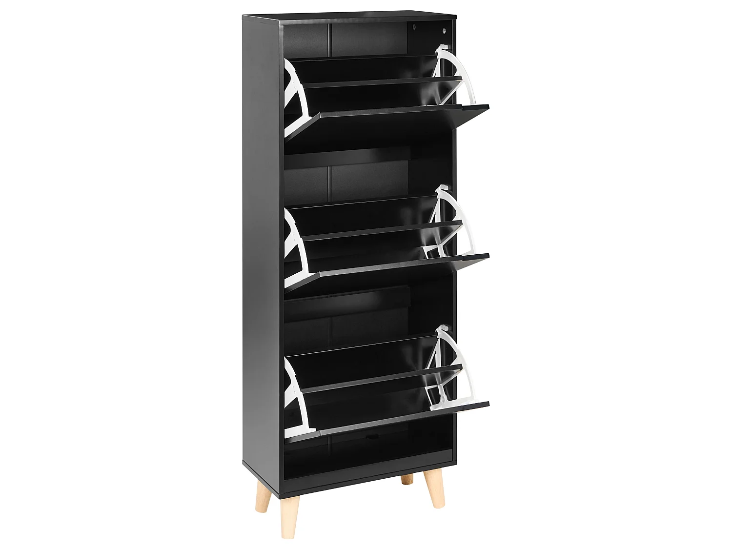 Shoe Storage Cabinet NEIKA Black