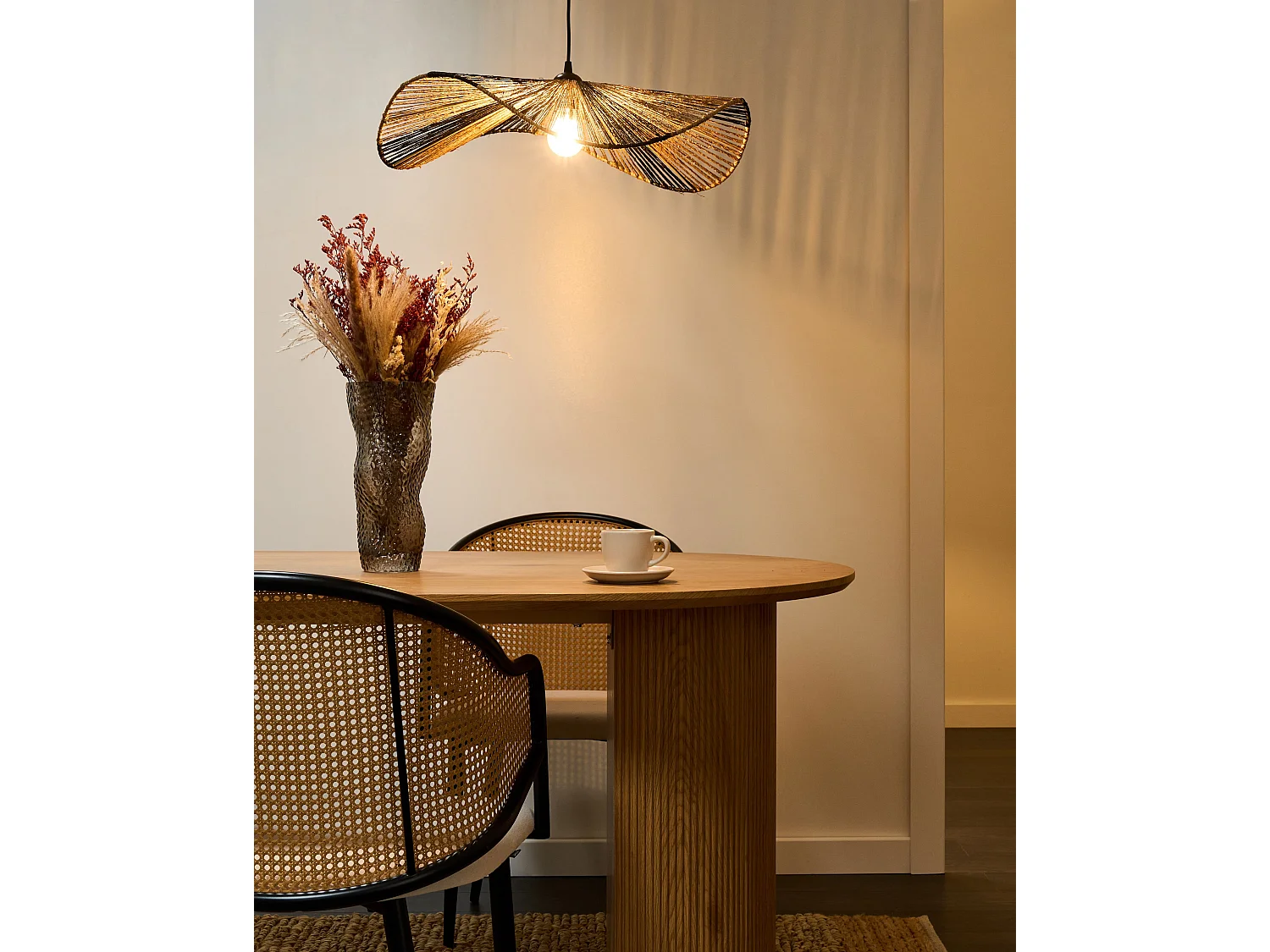 Lampe suspension CIBUCO Jute Naturel