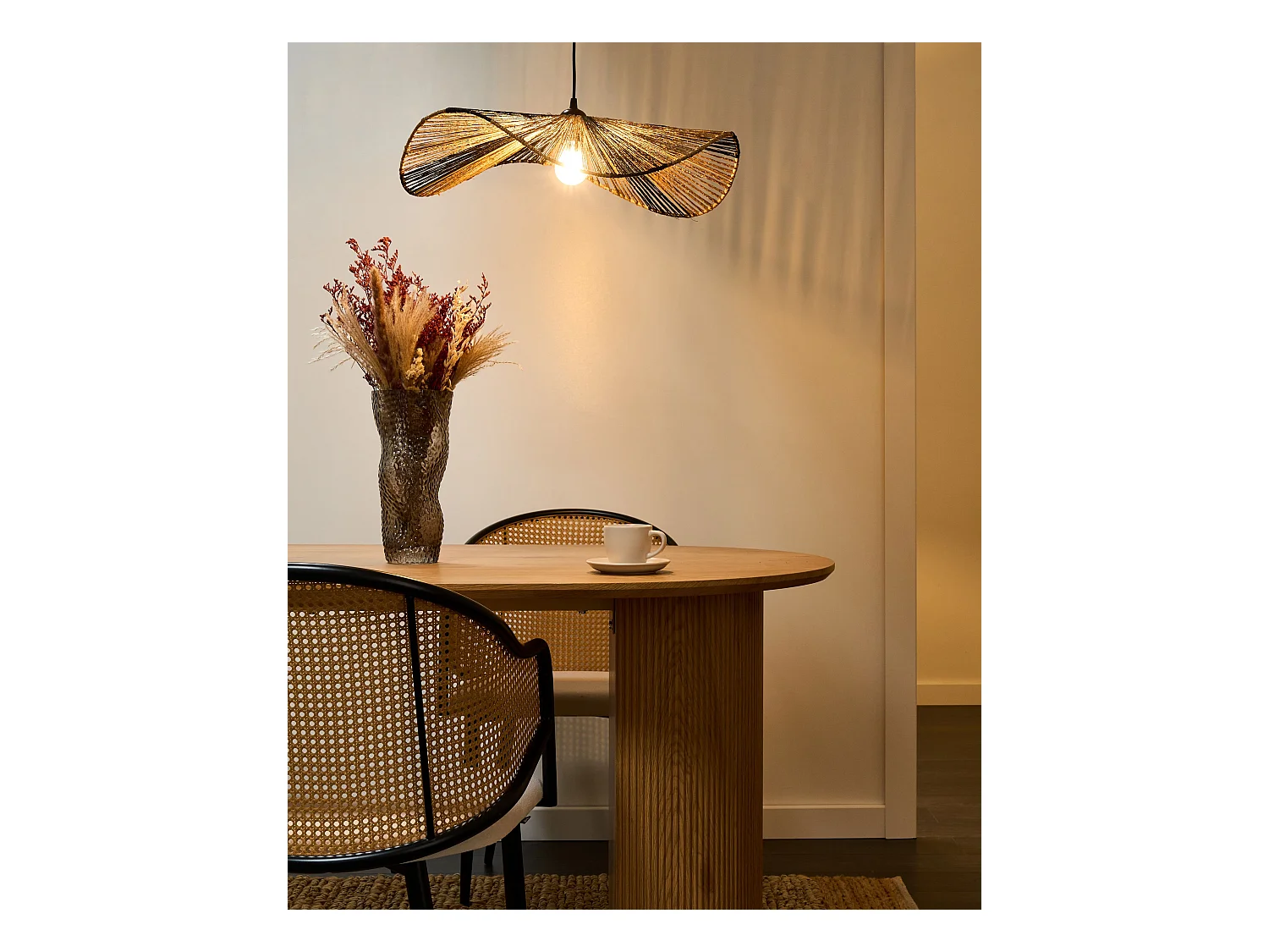 Lampe suspension CIBUCO Jute Naturel