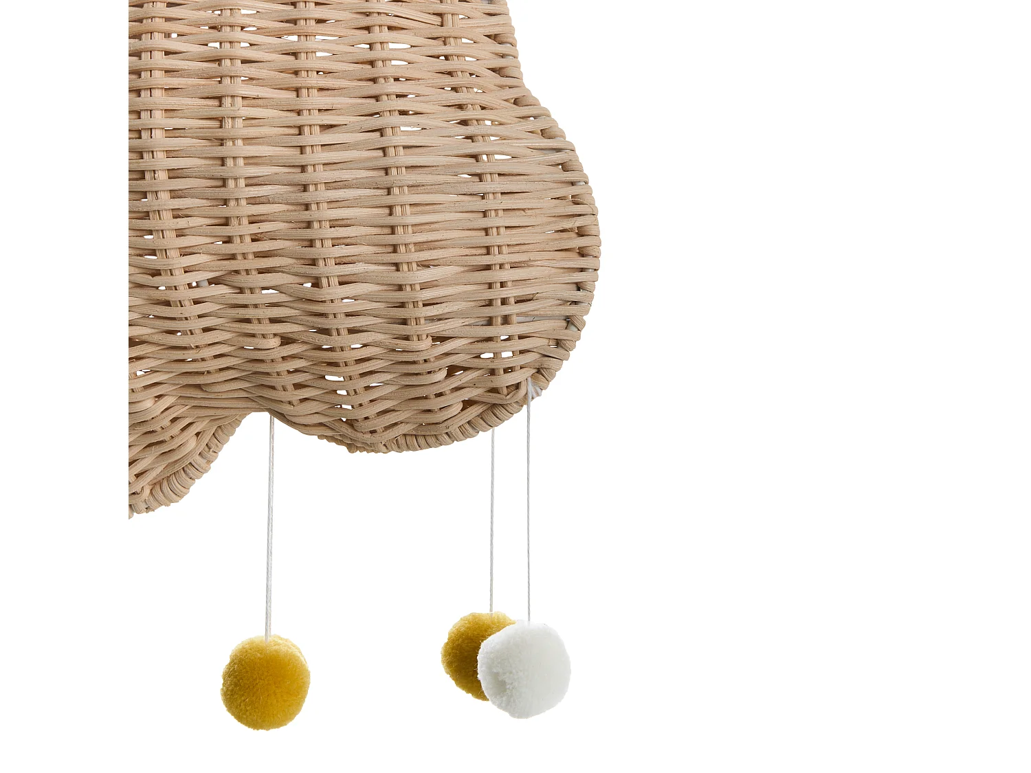 Lampe suspension Nuage ONON Rotin Naturel