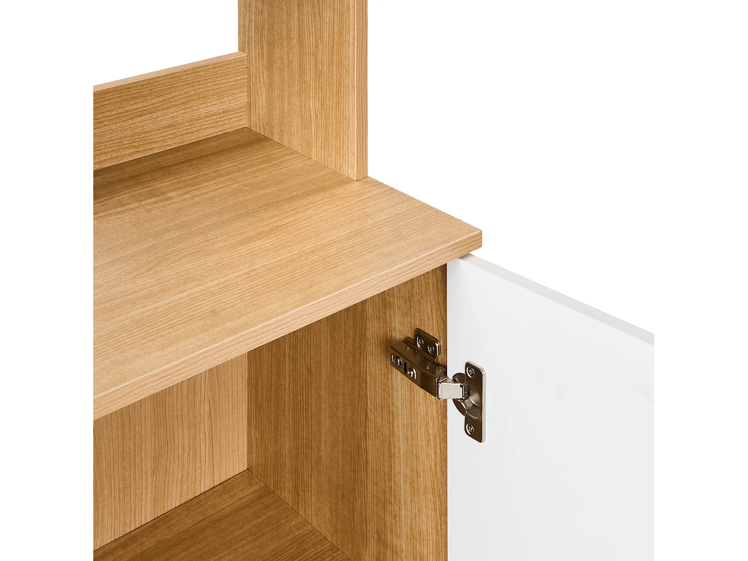 Vitrine en verre CYGNET 80 cm Blanc