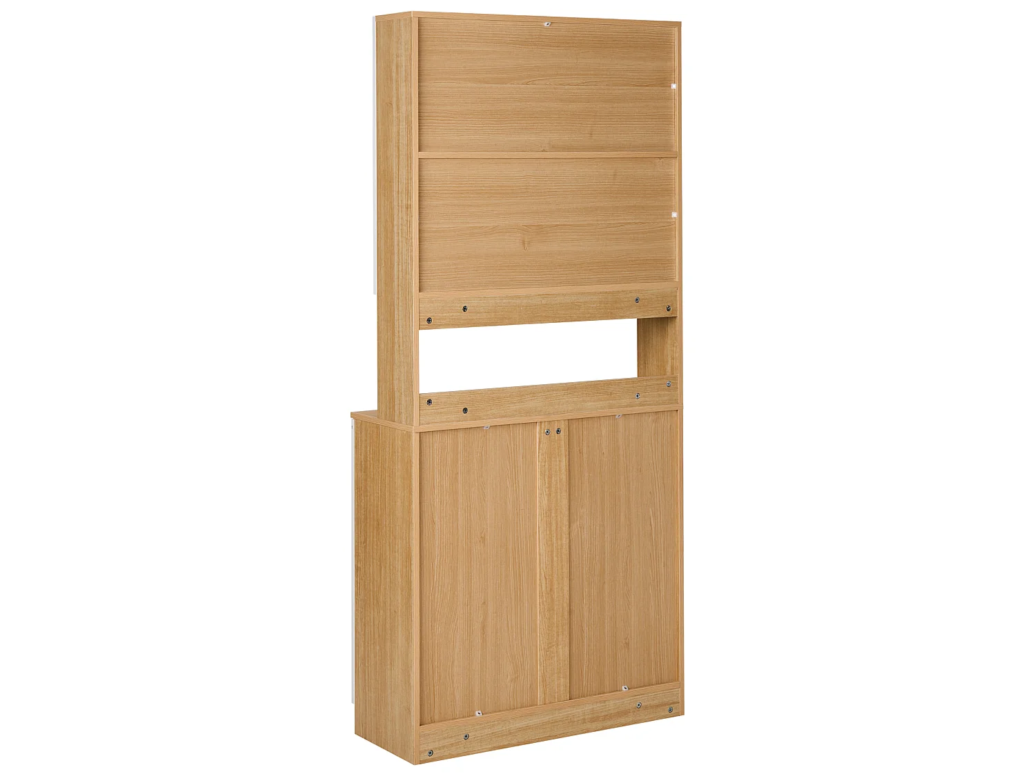 Glass Display Cabinet CYGNET 80 cm White