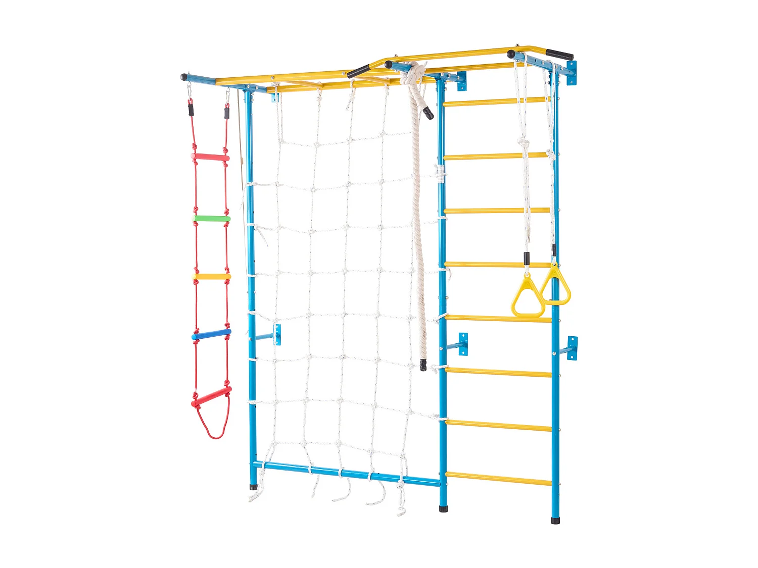 Échelle Murale SucceBuy 7 en 1 pour Enfants, Jouets d'Exercice et d'Escalade d'Intérieur en Acier