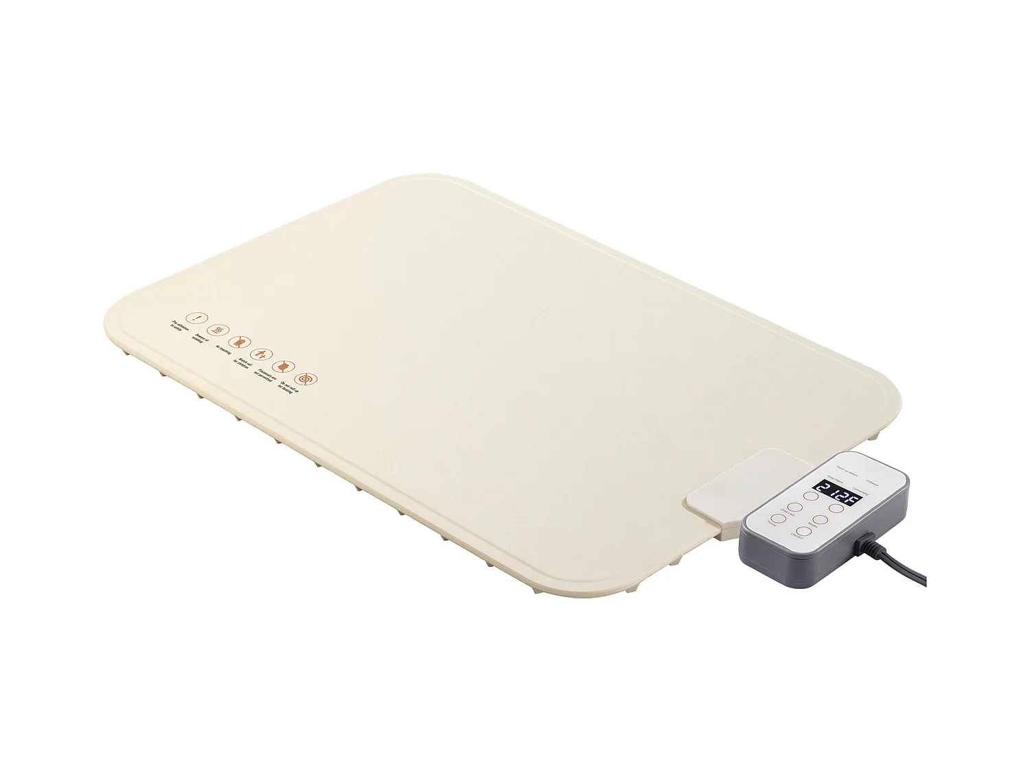 Scaldavivande Elettrico Avvolgibile per Buffet SucceBuy, con Tappetino di Controllo della Temperatura, 50x35 cm