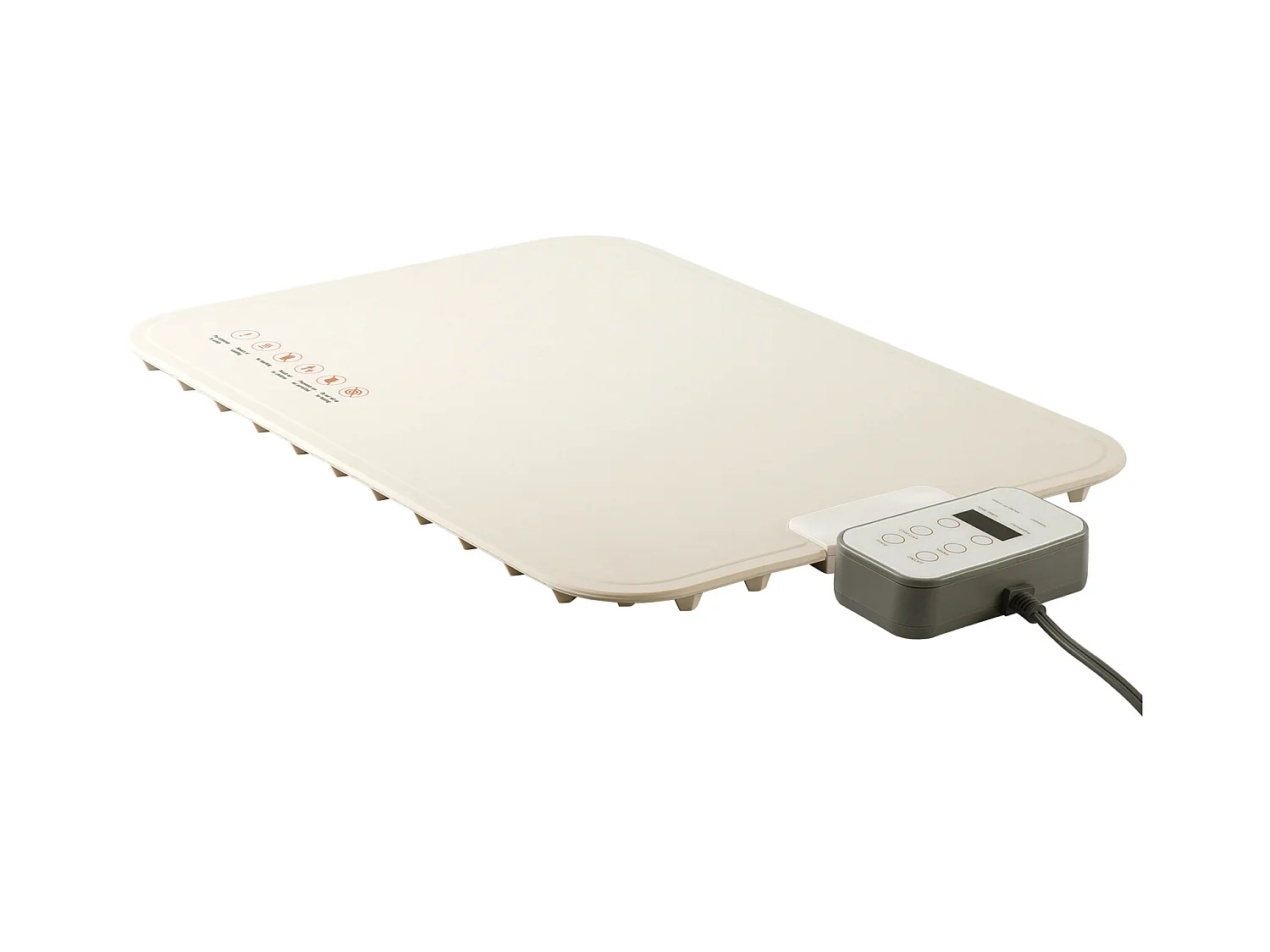 Chauffe Plat Électrique Enroulable pour Buffet SucceBuy, avec Tapis de Contrôle de la Température, 50x35 cm