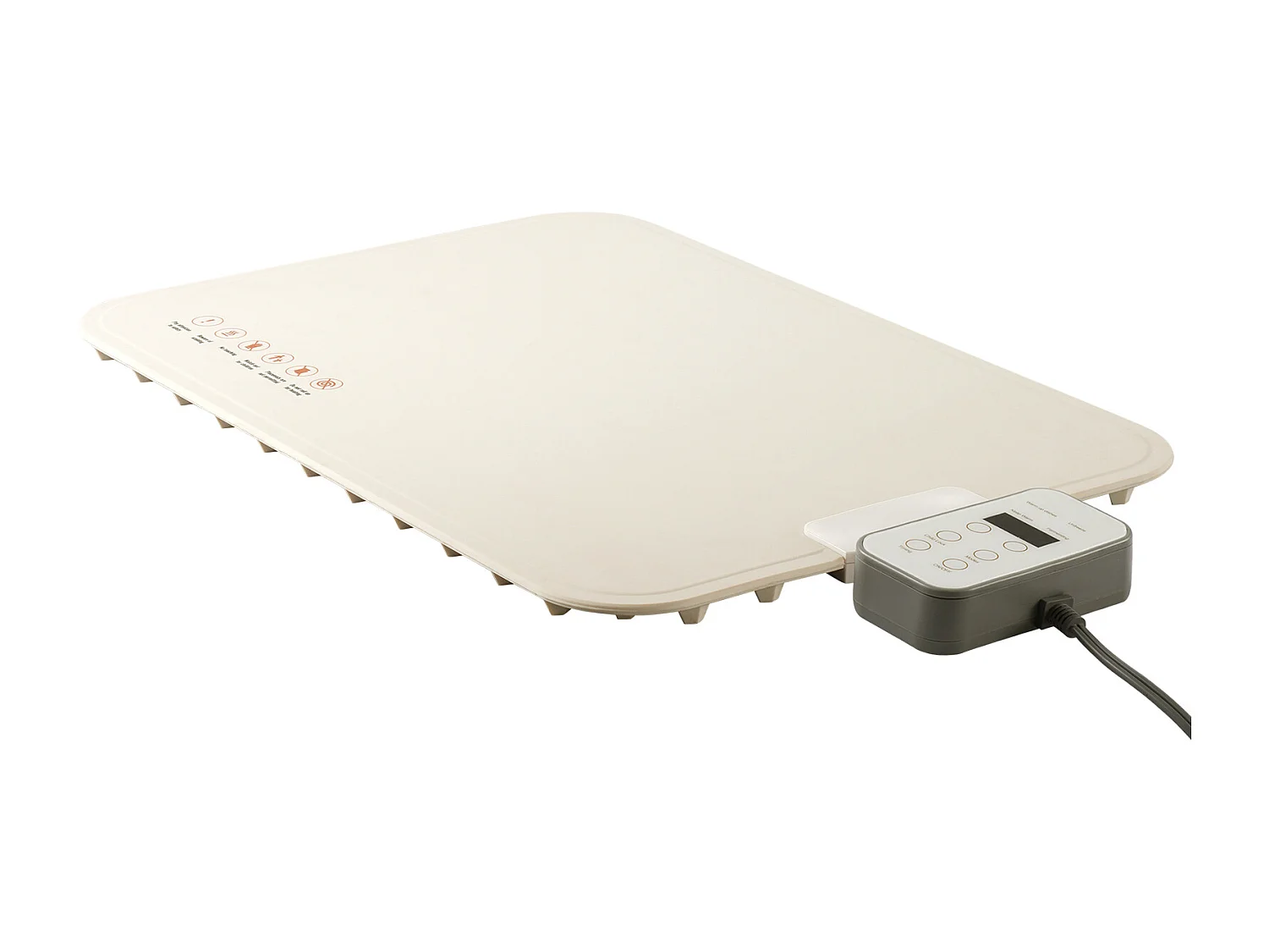 Chauffe Plat Électrique Enroulable pour Buffet SucceBuy, avec Tapis de Contrôle de la Température, 50x35 cm