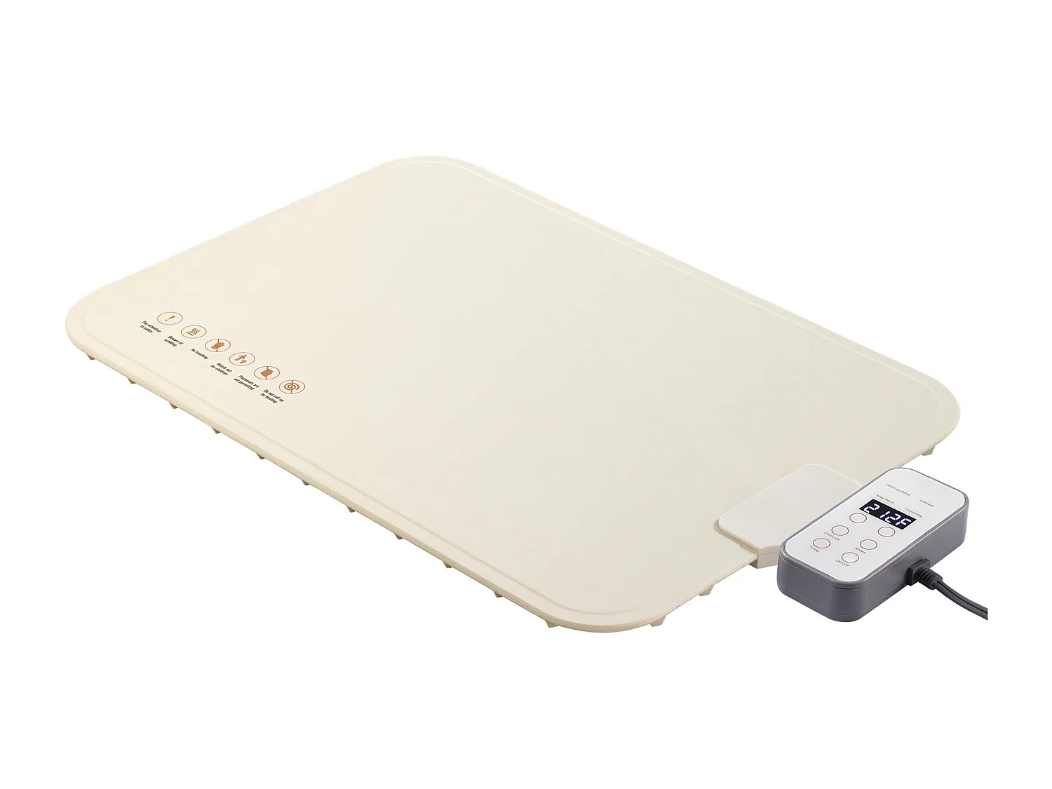 Chauffe Plat Électrique Enroulable pour Buffet SucceBuy, avec Tapis de Contrôle de la Température, 50x35 cm