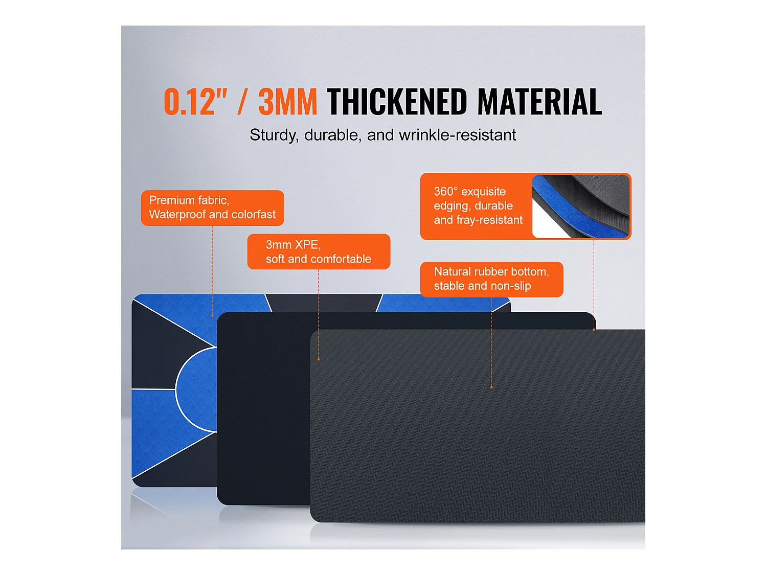 Table de Poker, SucceBuy Plateau de Table de Poker 180 x 90 cm, Plateau de Poker Rectangulaire avec Sac de Transport, Tapis de Poker Amovible pour Joueurs, Bleu