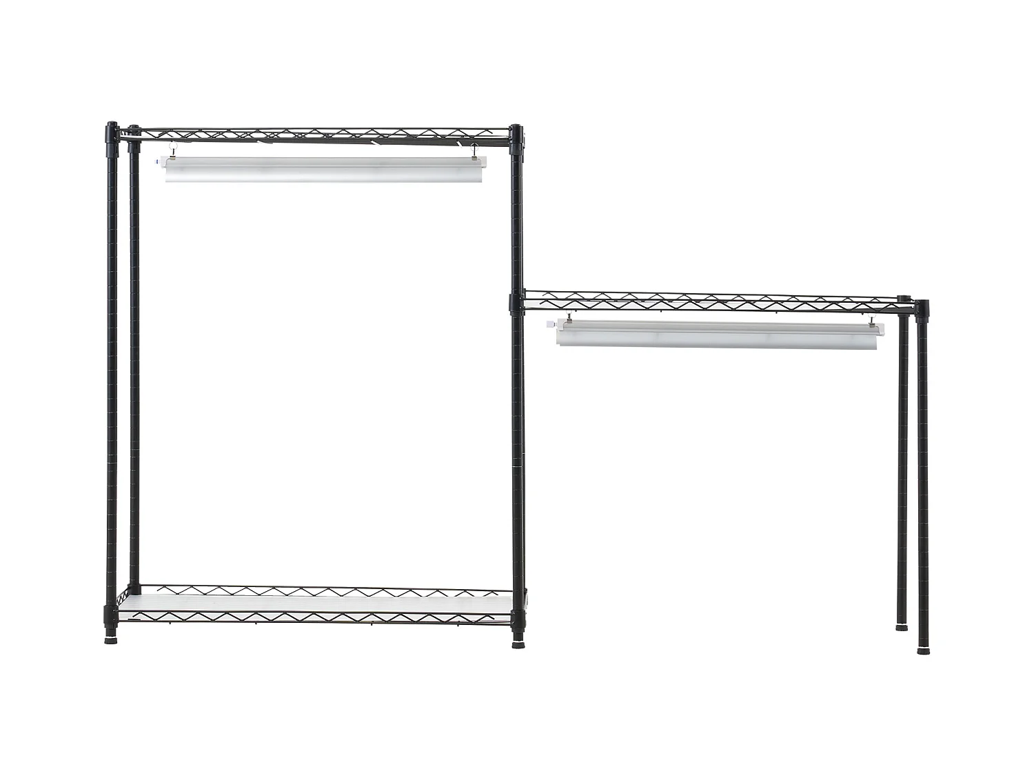 Support de Plante, SucceBuy Support pour Plantes DIY avec Lampes de Culture 6 Niveaux 192 W 180 cm de Hauteur