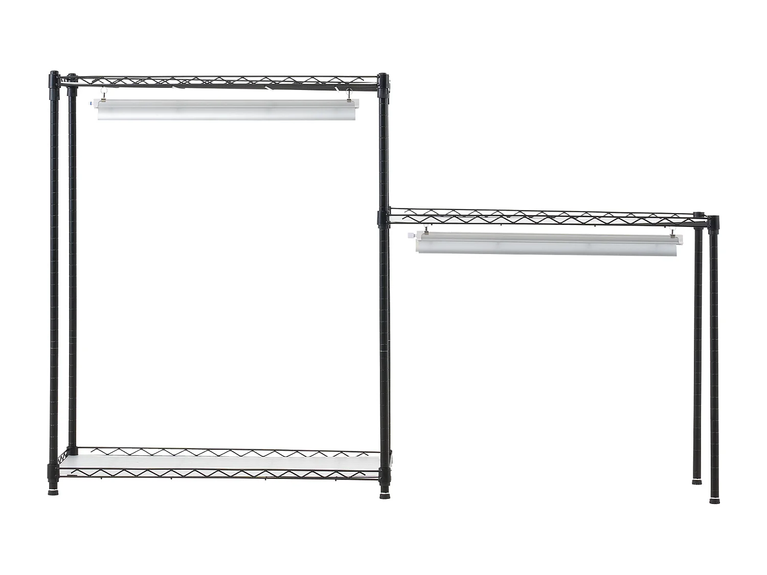 Support de Plante, SucceBuy Support pour Plantes DIY avec Lampes de Culture 6 Niveaux 192 W 180 cm de Hauteur