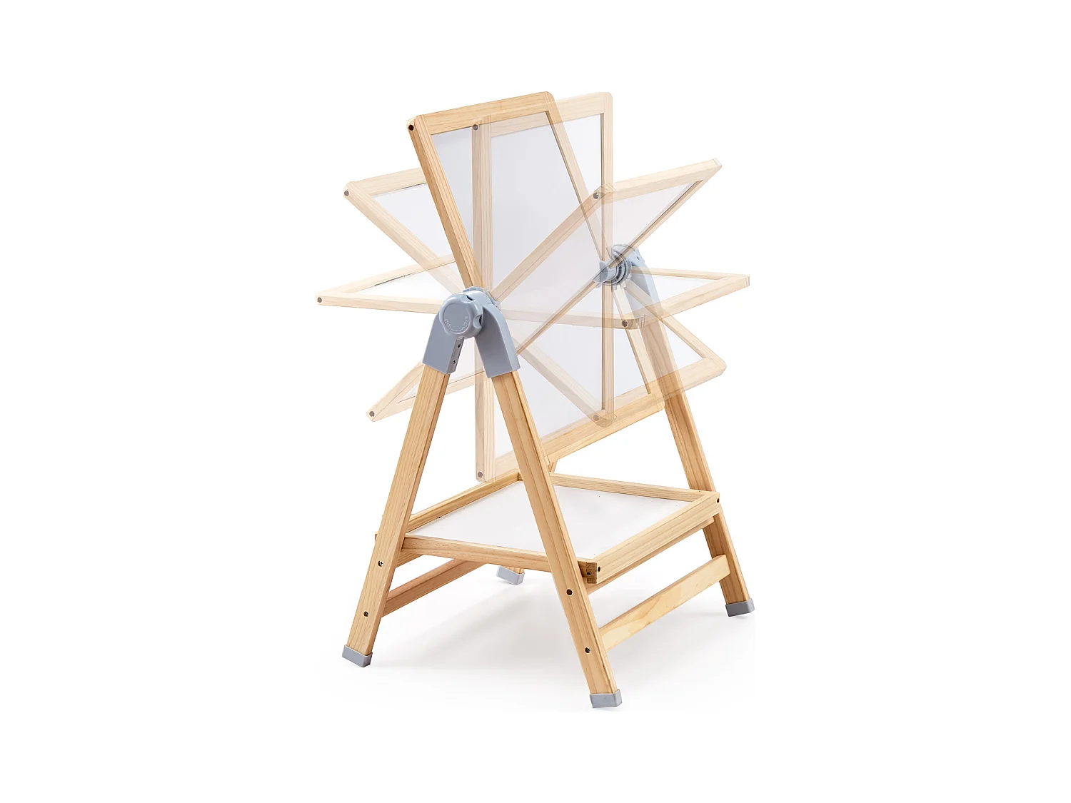 Chevalet d'Art SucceBuy, pour Enfants 2 en 1, Tableau Blanc Magnétique en Bois Face
