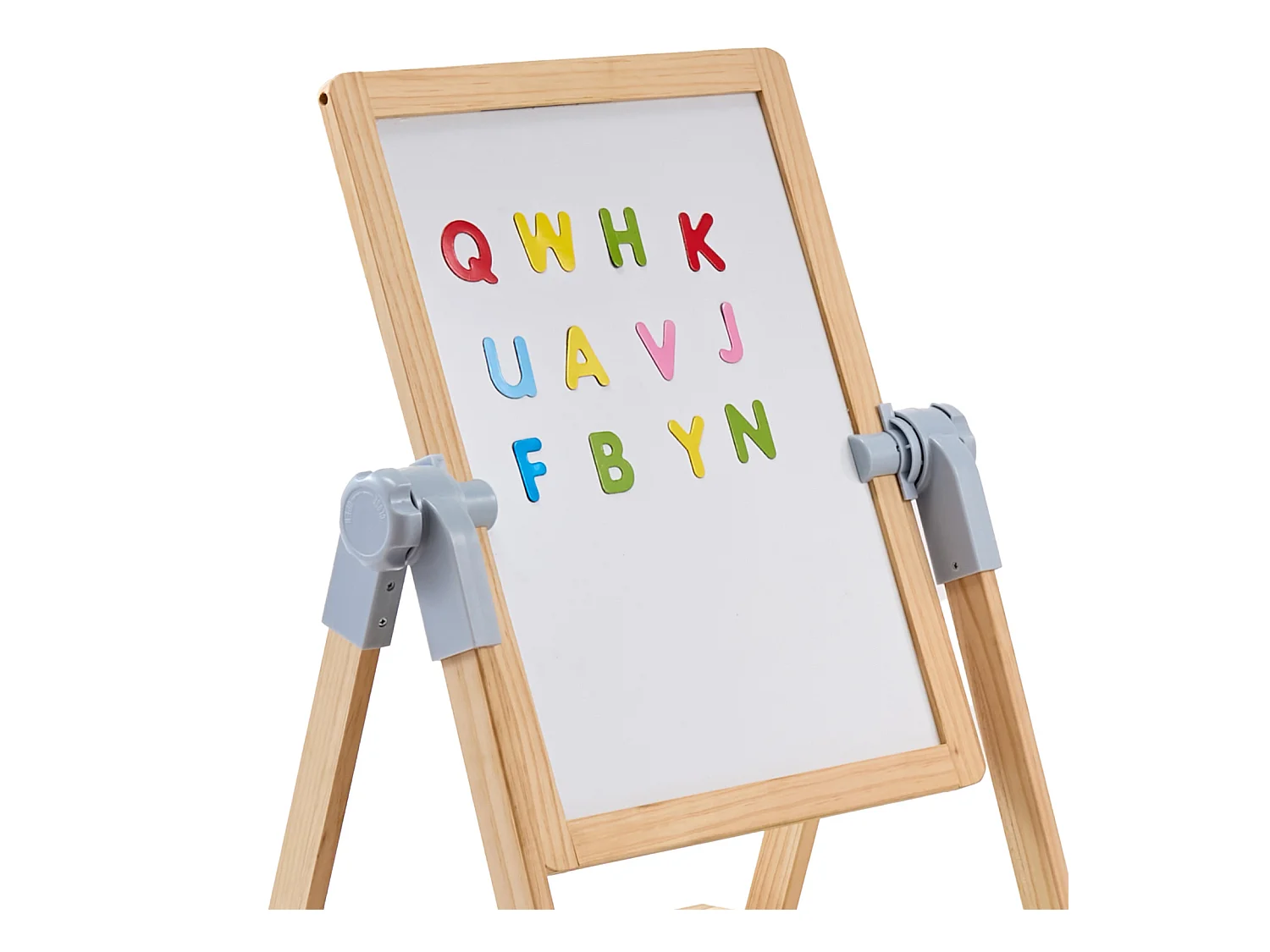 Chevalet d'Art SucceBuy, pour Enfants 2 en 1, Tableau Blanc Magnétique en Bois Face