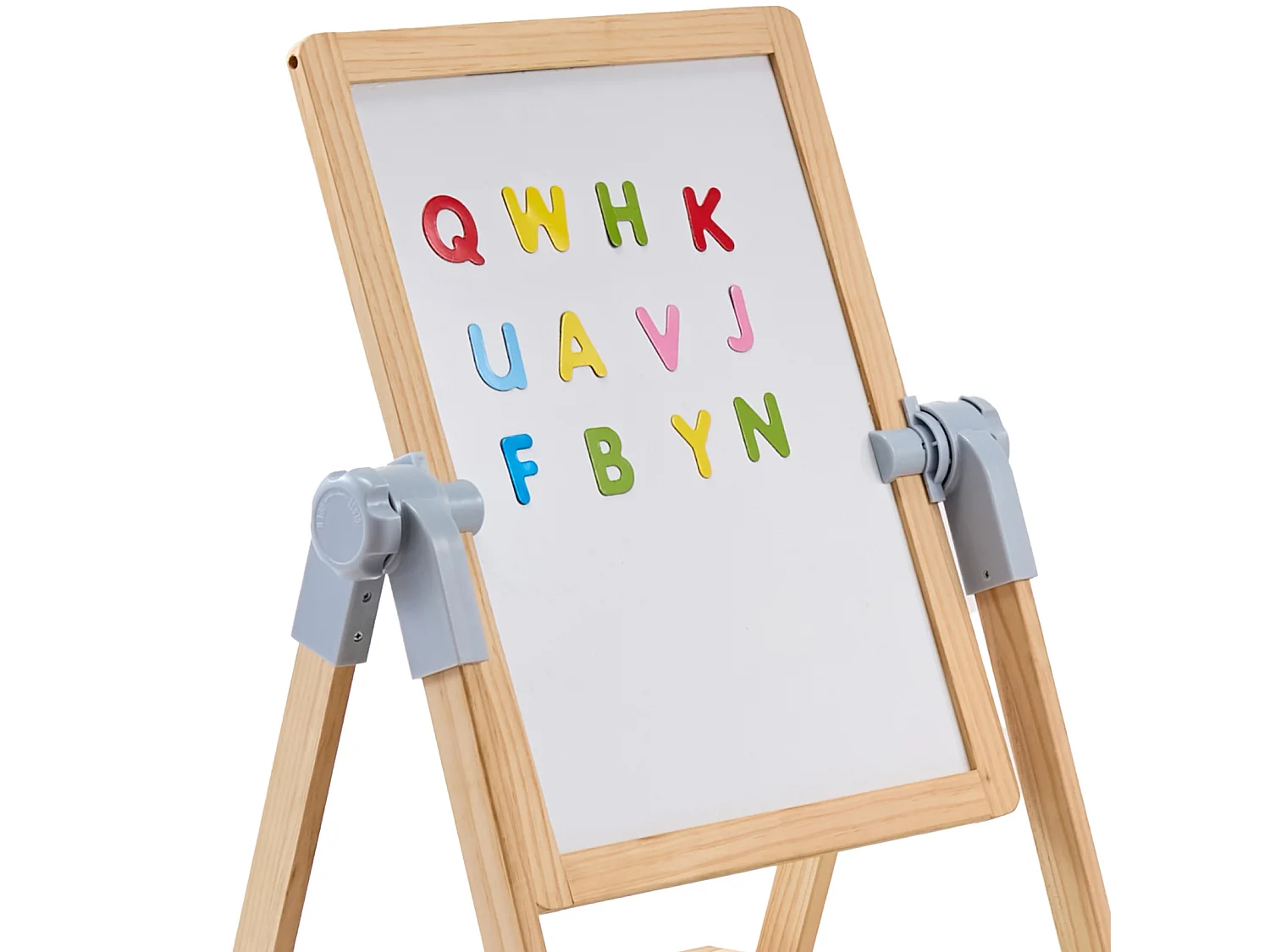 Chevalet d'Art SucceBuy, pour Enfants 2 en 1, Tableau Blanc Magnétique en Bois Face