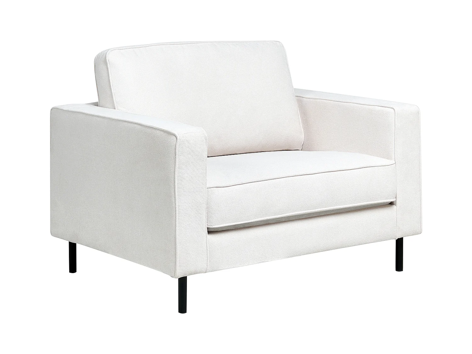 Fauteuil SAVALEN Tissu Blanc cassé