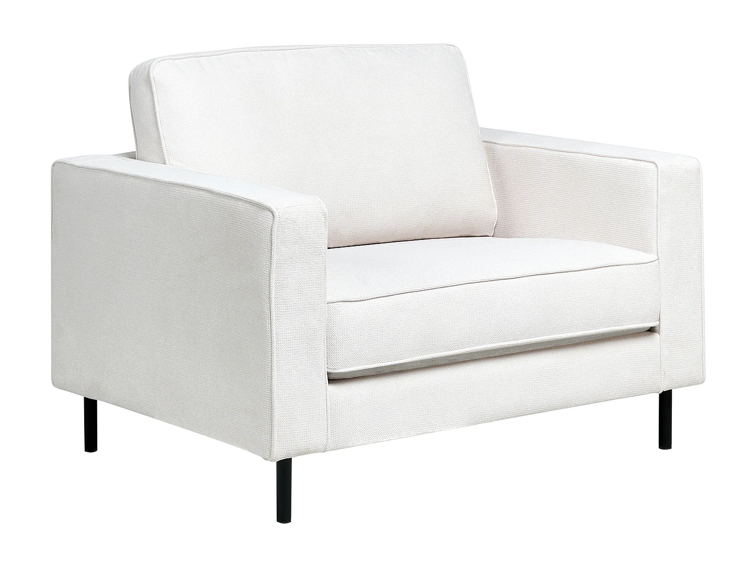 Fauteuil SAVALEN Tissu Blanc cassé