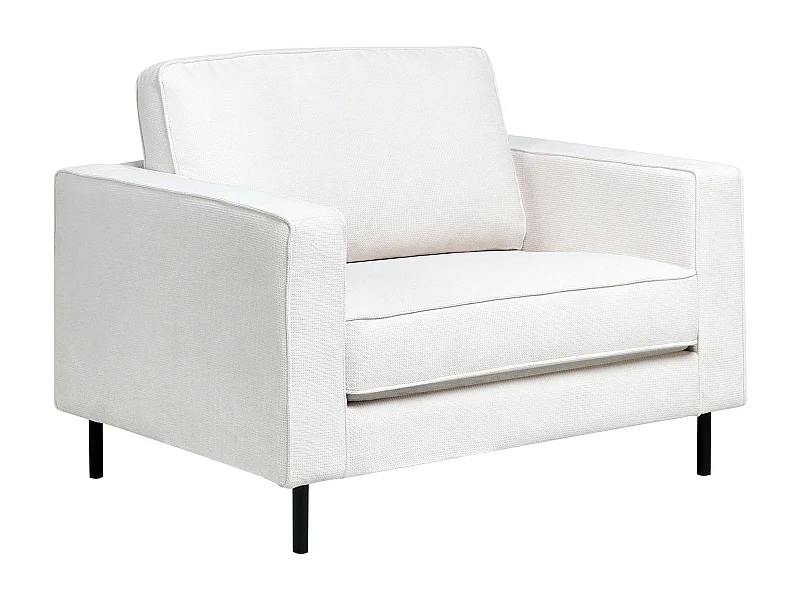 Fauteuil SAVALEN Tissu Blanc cassé