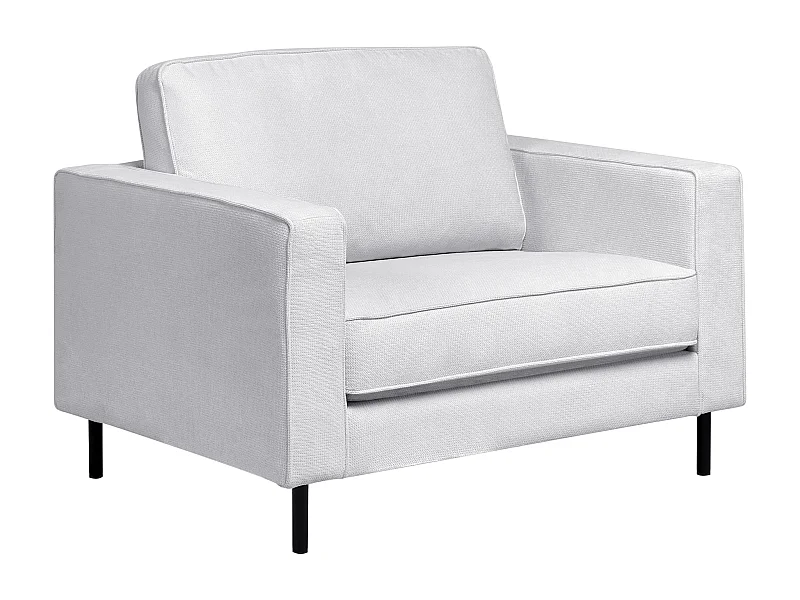 Fauteuil SAVALEN Tissu Gris clair