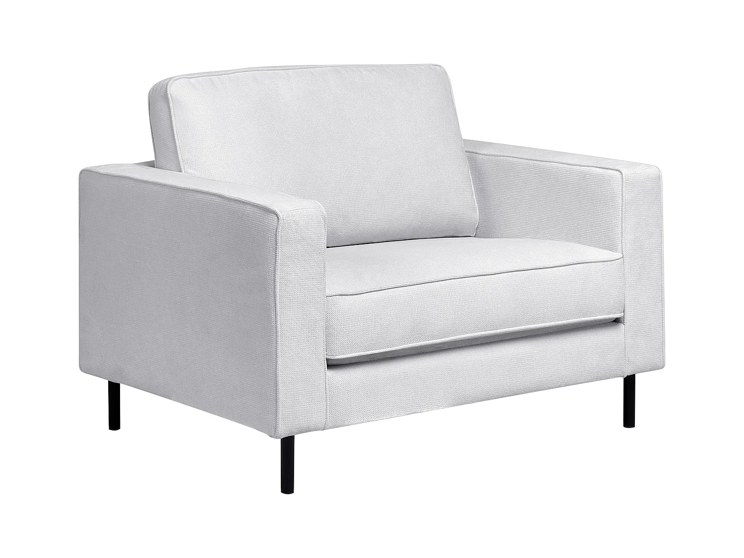 Fauteuil SAVALEN Tissu Gris clair