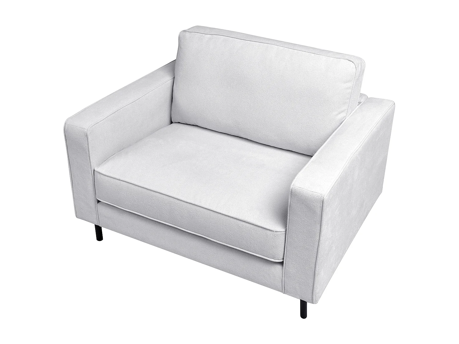 Fauteuil SAVALEN Tissu Gris clair