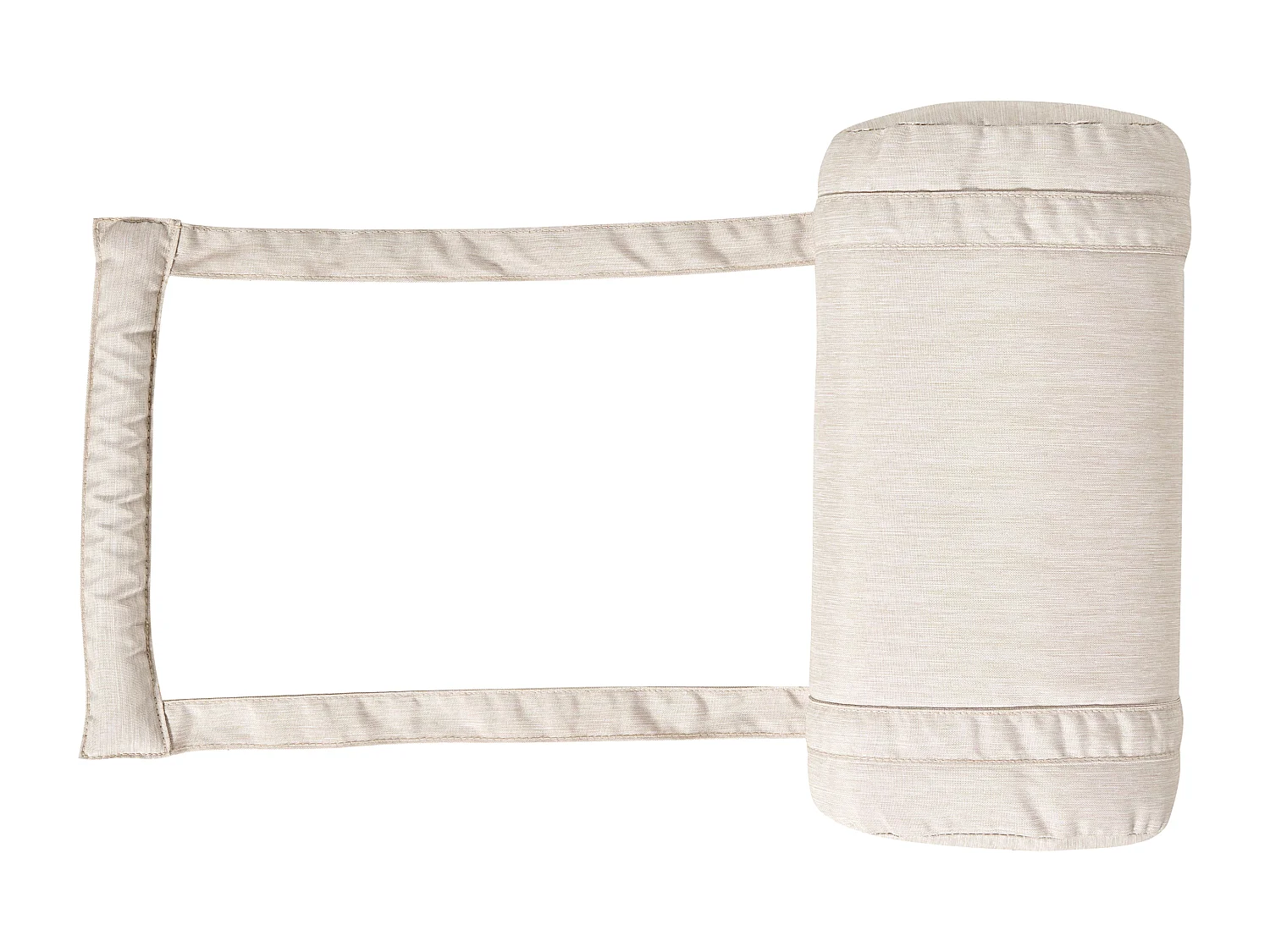 Lot de 2 coussins de jardin JAVA/AMANTEA PREMIUM 50 x 70 cm Beige clair