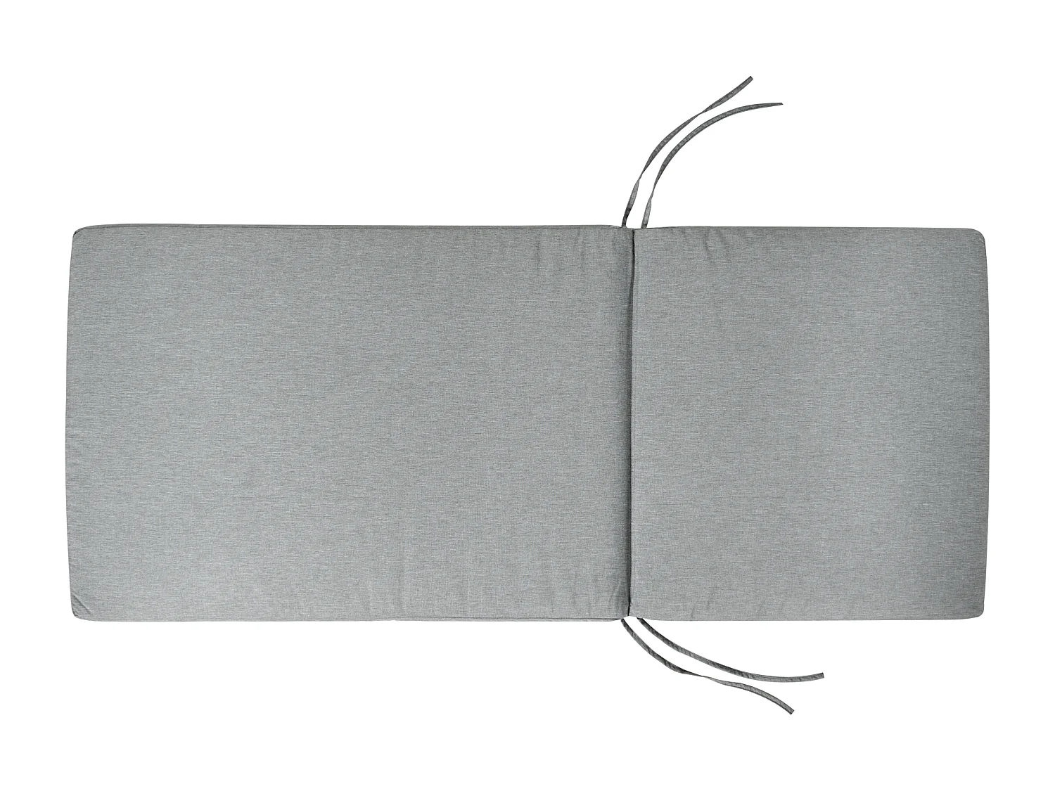 Lot de 2 coussins de jardin JAVA/AMANTEA PREMIUM 50 x 70 cm Mélange de gris