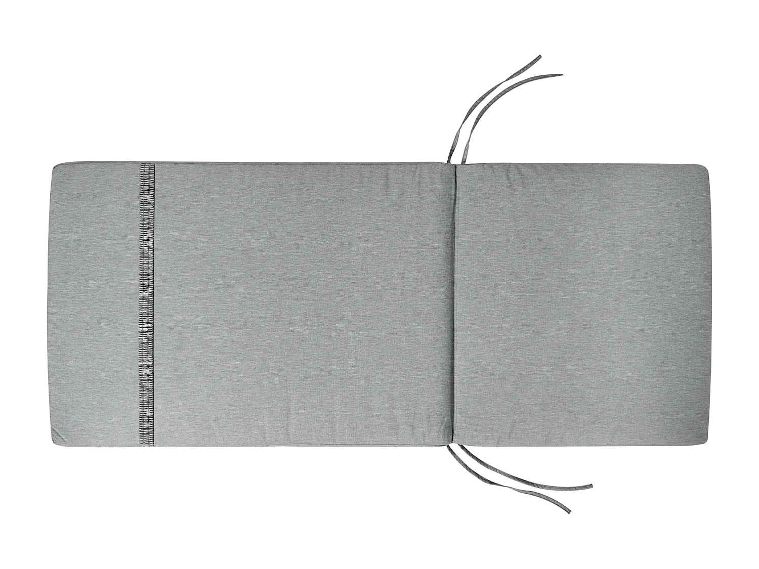 Lot de 2 coussins de jardin JAVA/AMANTEA PREMIUM 50 x 70 cm Mélange de gris