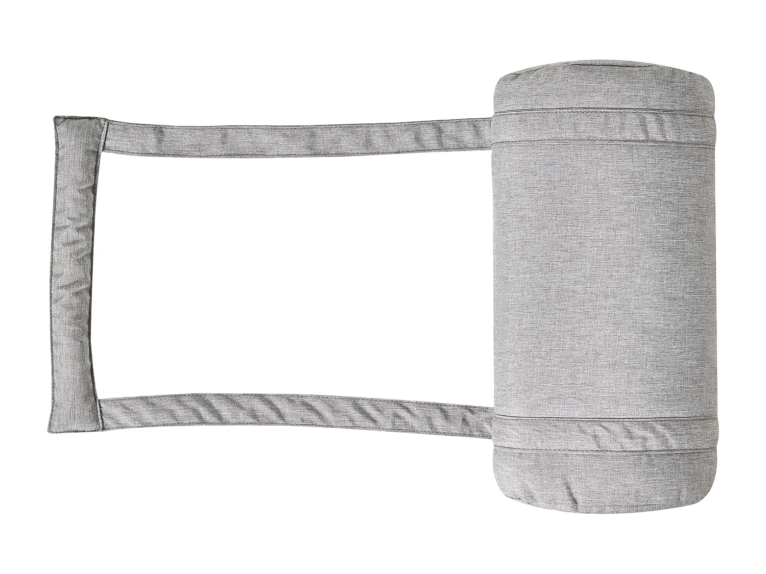 Lot de 2 coussins de jardin JAVA/AMANTEA PREMIUM 50 x 70 cm Mélange de gris