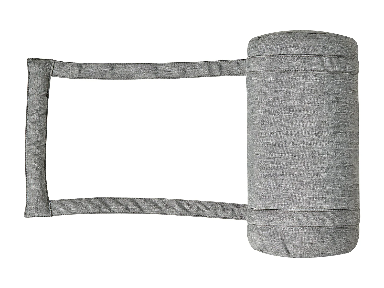 Lot de 6 coussins de jardin JAVA/AMANTEA PREMIUM 50 x 70 cm Mélange de gris