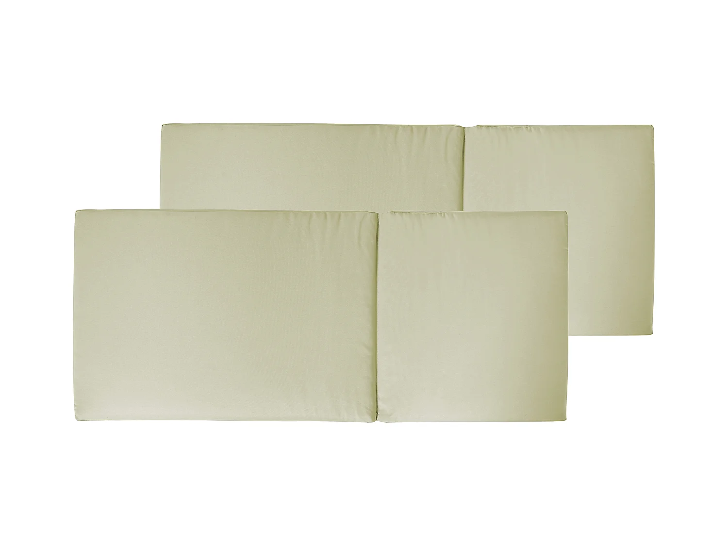 Lot de 2 coussins de jardin JAVA/AMANTEA PREMIUM 50 x 70 cm Vert