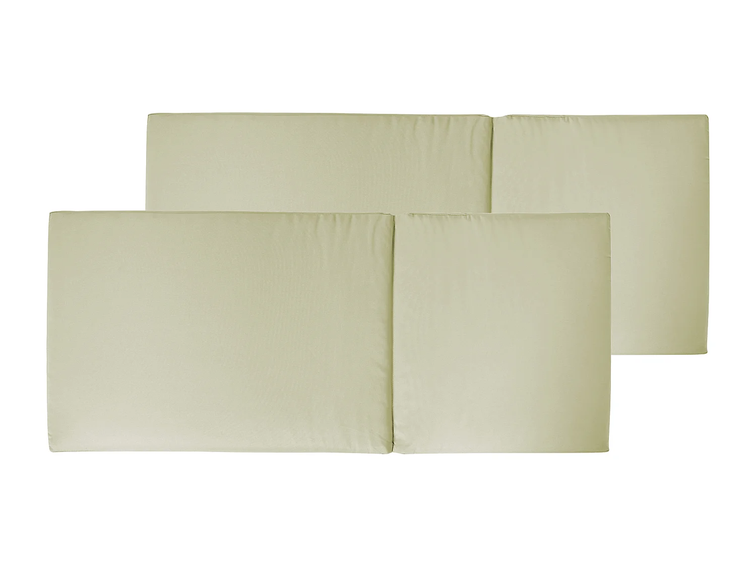 Lot de 2 coussins de jardin JAVA/AMANTEA PREMIUM 50 x 70 cm Vert