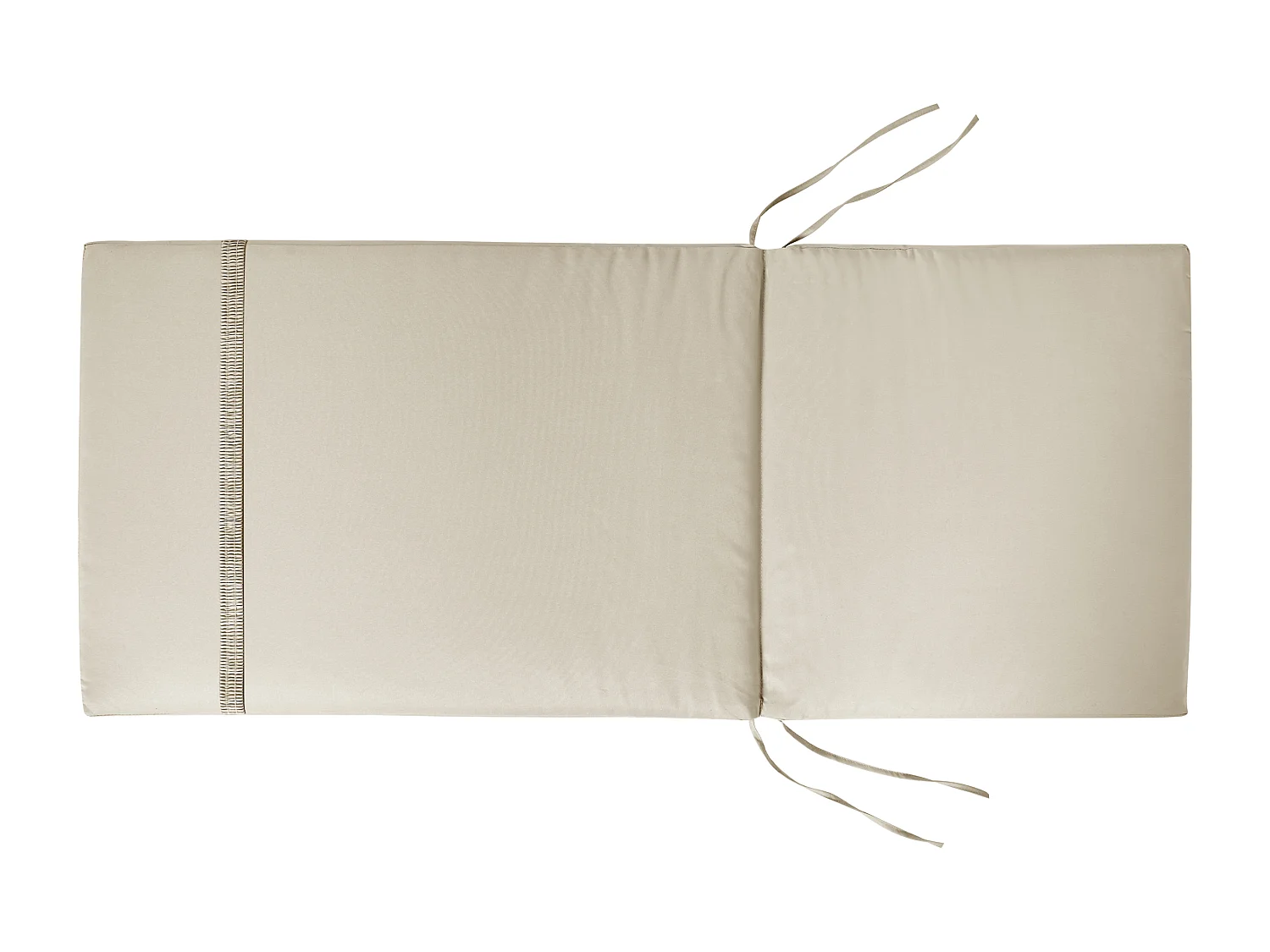 Lot de 2 coussins de jardin JAVA/AMANTEA PREMIUM 50 x 70 cm Taupe