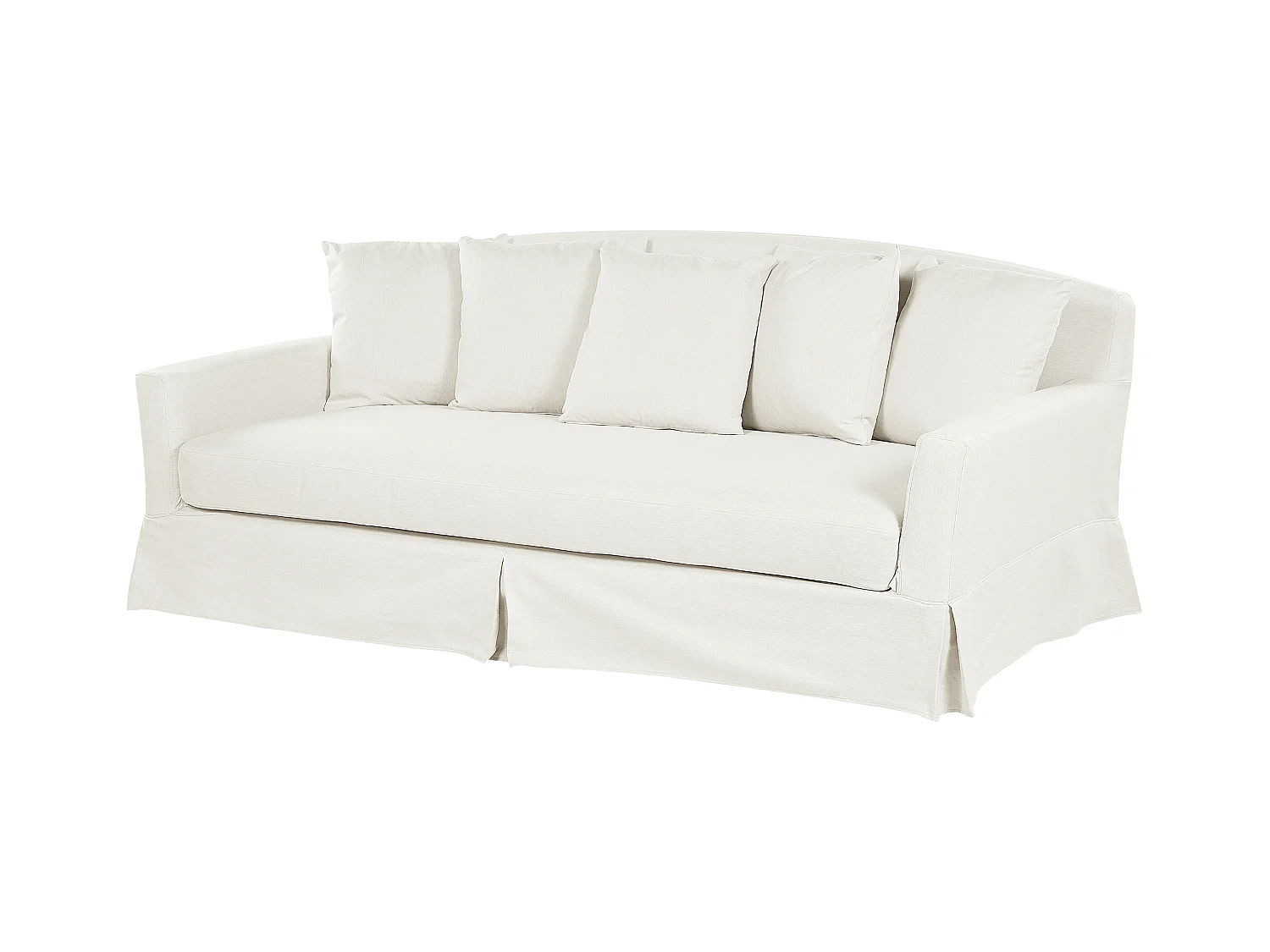 Housse de canapé 3 places GILJA Blanc cassé