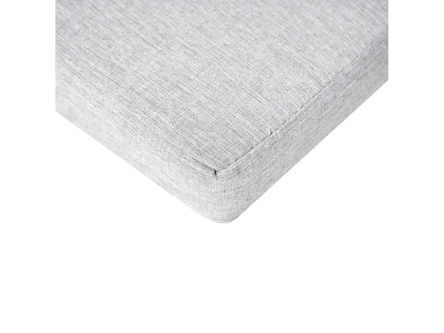 Lot de 2 chaises de jardin avec coussins JAVA PREMIUM Acacia Mélange de gris