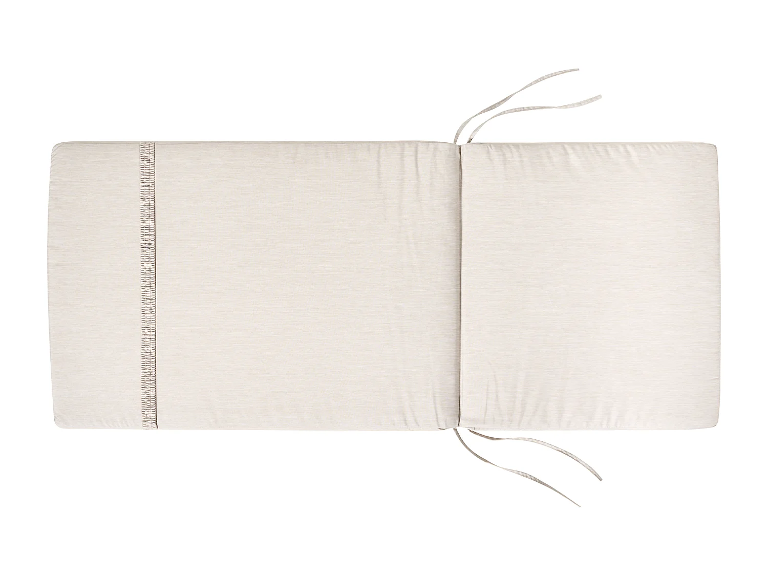 Lot de 6 coussins de jardin JAVA/AMANTEA PREMIUM 50 x 71 cm Beige clair