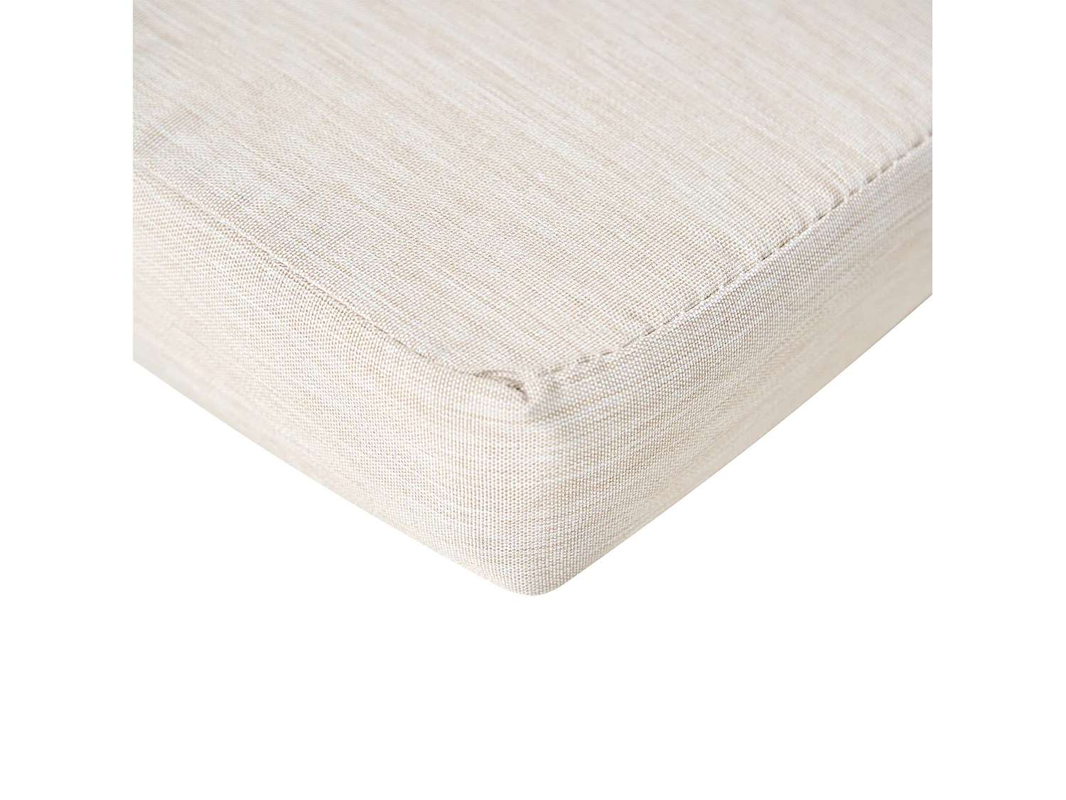 Lot de 6 coussins de jardin JAVA/AMANTEA PREMIUM 50 x 71 cm Beige clair